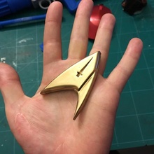estrella emigrar descubrimiento Insignia ventilador Arte Star Trek 3d print model - Mito3D