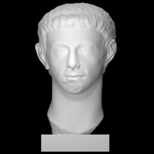 retrato claudio escanear cabeza 3d print model - Mito3D