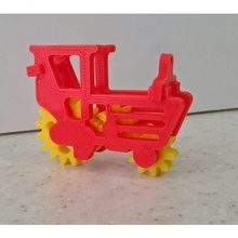 traktor jouets Jeux 3d print model - Mito3D