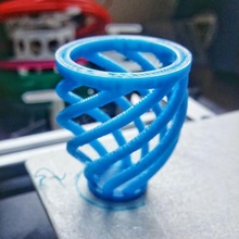 calibration vase - stringing overhang bridging test & garden spiral print testoverhang torture testspiral 3d print model - Mito3D