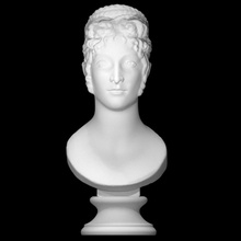 carolina bonaparte murat scan head portrait 3d print model - Mito3D