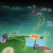 ports harbours boardgame merchants & marauders german korsaren der karibik board games 3d print model - Mito3D