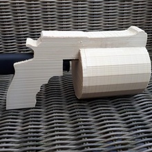 cotton bud gun toys & games 3d print model - Mito3D