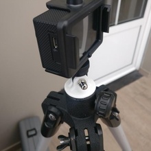 adaptateur actioncam télescope monter gadgets électronique trépied action cam 3d print model - Mito3D