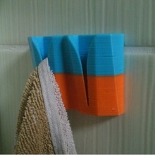 towel rack & garden towelrack 3d print model - Mito3D