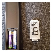 blaupunkt télé éloigné couverture rechange pièces gaine batterie couvercle couvertures télécommande 3d print model - Mito3D