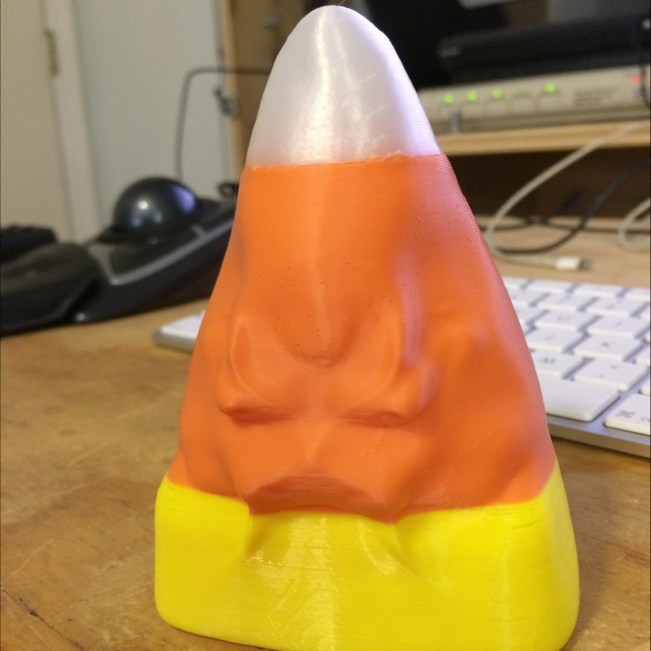 arrabbiato caramella Mais giardino Halloween candycorn 3D print model - Mito3D