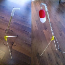 lamp holder & garden 3d print model - Mito3D