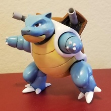 Blastoise Aktion Zahl Ventilator Kunst Pokémon Schildkröte artikuliert Kanone Action Figur 3d print model - Mito3D