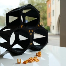 modular wine rack & garden stand 3d print model - Mito3D