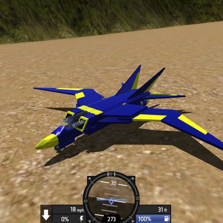 named jet 3D print model - Mito3D