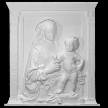 Madonna bambino scansione madre santo gruppo 3d print model - Mito3D
