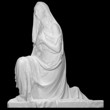Monumento Virginia blasis escanear santo 3d print model - Mito3D
