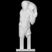 fountain statue scan body boy 3d print model - Mito3D