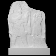 moulding rock relief scan 3d print model - Mito3D
