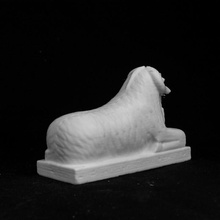 granite ram amun king taharqa british museum london scan 3d print model - Mito3D