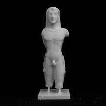 figura maschile in piedi british museum londra scansione 3d print model - Mito3D