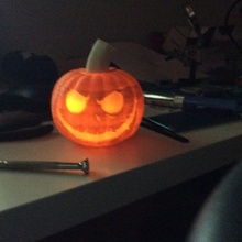 scary halloween pumpkin & garden jacko'lantern tinkercad 3d print model - Mito3D