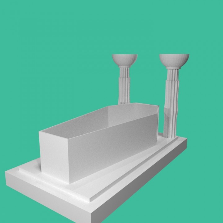 halloween candy bowl coffin-style led candle holders tinkercad competition & garden 3D print model - Mito3D