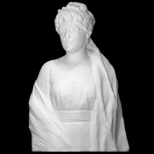 dama palanca escanear busto cabeza retrato 3d print model - Mito3D