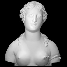 cleopatra scan bust head portrait 3d print model - Mito3D