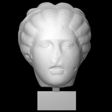 woman scan head halfbody 3d print model - Mito3D