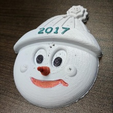snowman-02 & garden christmas decoration ornament snowman 3d print model - Mito3D
