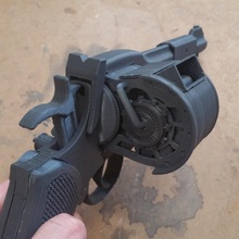 bioshock pistola accesorios cosplay apuntalar arma 3d print model - Mito3D