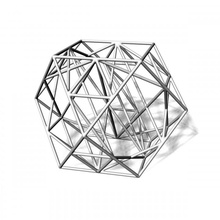 07 ottahemioctahedron rinoceronte arte matematica concorso progettazione sinterizzazione forme geometriche wireframestructure 3d print model - Mito3D