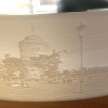 beyaz kule Selanik Eğitim Sanat taş ocağı Beyaz Kule 3d print model - Mito3D