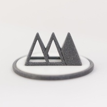 3d logo ventilateur art faire rester inspiré 3d print model - Mito3D