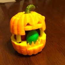 pumpkin candy holder & garden tinkercad 3d print model - Mito3D