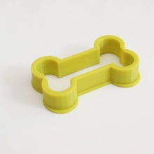 osso biscoito cortador jardim tinkercad 3d print model - Mito3D