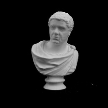 mármol cabeza emperador caracalla british museum londres scan 3d print model - Mito3D