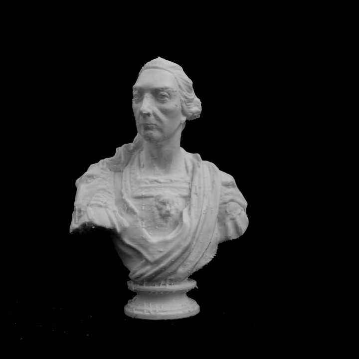 james wolf ulusal portre Galerisi Londra tarama 3D print model - Mito3D