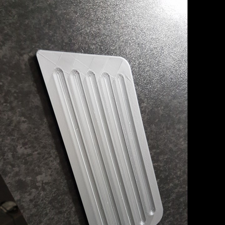 samsung american style fridge drip tray spare parts kitchen 3dprinted prusa refrigerator driptray 3D print model - Mito3D