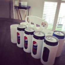 mini vettore giardino cucina domestico Coca Cola pugno ferro minidrink bevande analcoliche 3d print model - Mito3D