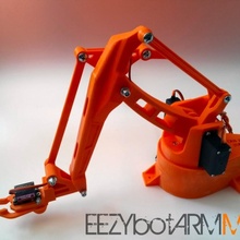 eezybotarm mk2 gadgets & electronics robot robotics roboticarm 3d print model - Mito3D