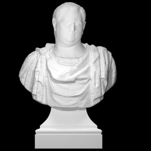 romeinse keizer scan head portrait 3d print model - Mito3D