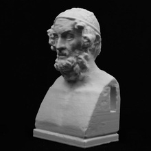 homer british museum london scan hellenistic-sculpture 3d print model - Mito3D