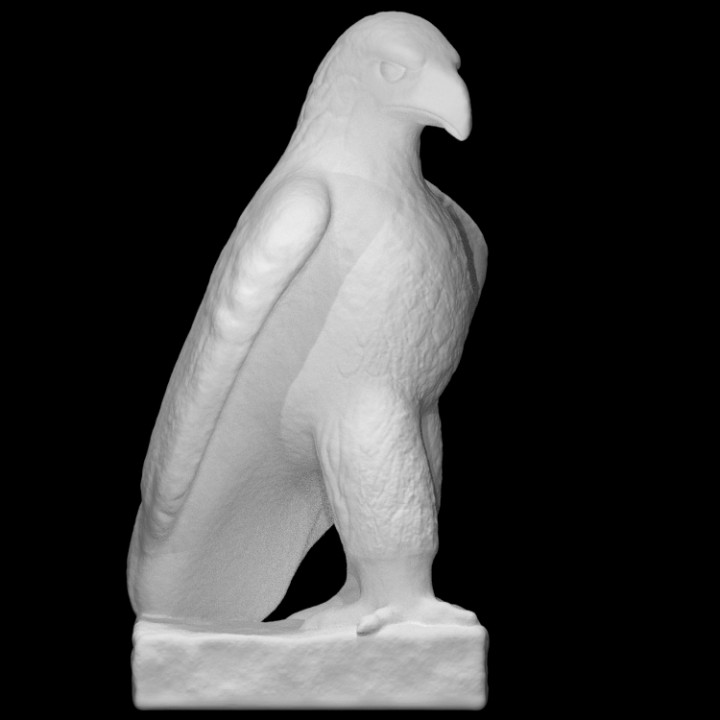 roman limestone eagle scan animal 3D print model - Mito3D