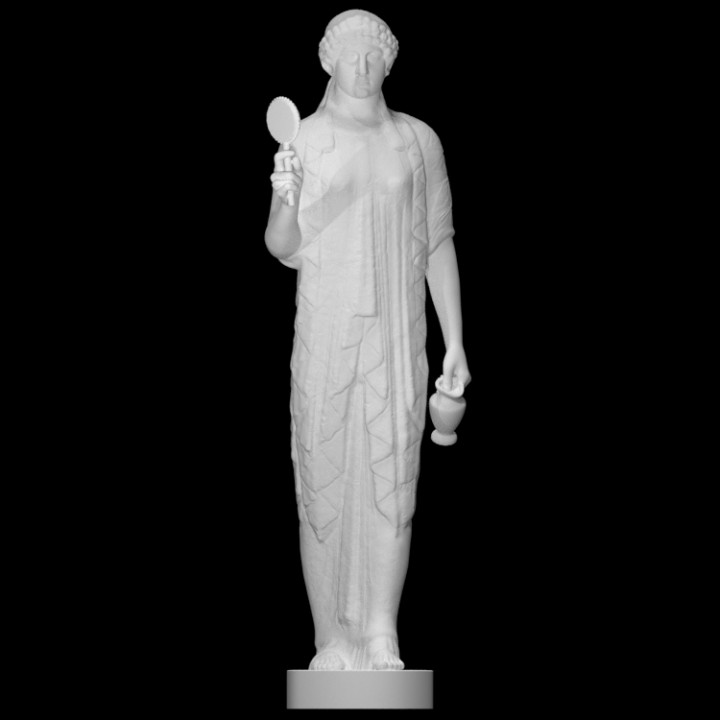 statue Jeune femme analyse corps 3D print model - Mito3D