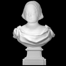 young girl scan portrait 3d print model - Mito3D