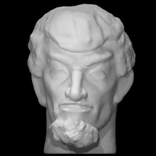 busto vaquero baptiste pointe desechable escanear retrato 3d print model - Mito3D