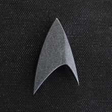 estrella emigrar descubrimiento negro Insignia ventilador Arte Star Trek trekkies 3d print model - Mito3D