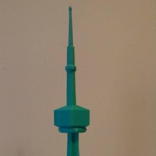 cn tower education tinkercad 3d print model - Mito3D