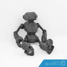 apressadamente robô 3d impresso montado brinquedos jogos figura articulado 3d print model - Mito3D
