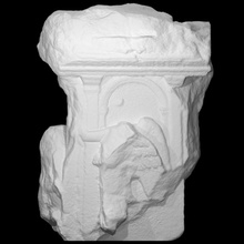 plinth belonging triumphal arch victories scan relief 3d print model - Mito3D
