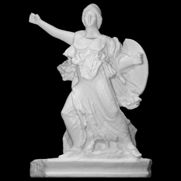 estatueta Atenas Varredura deusa 3D print model - Mito3D