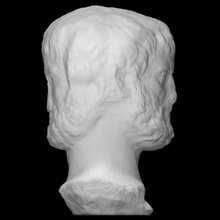 double-sided herm philosopher aristotle scan portrait heads 3d print model - Mito3D